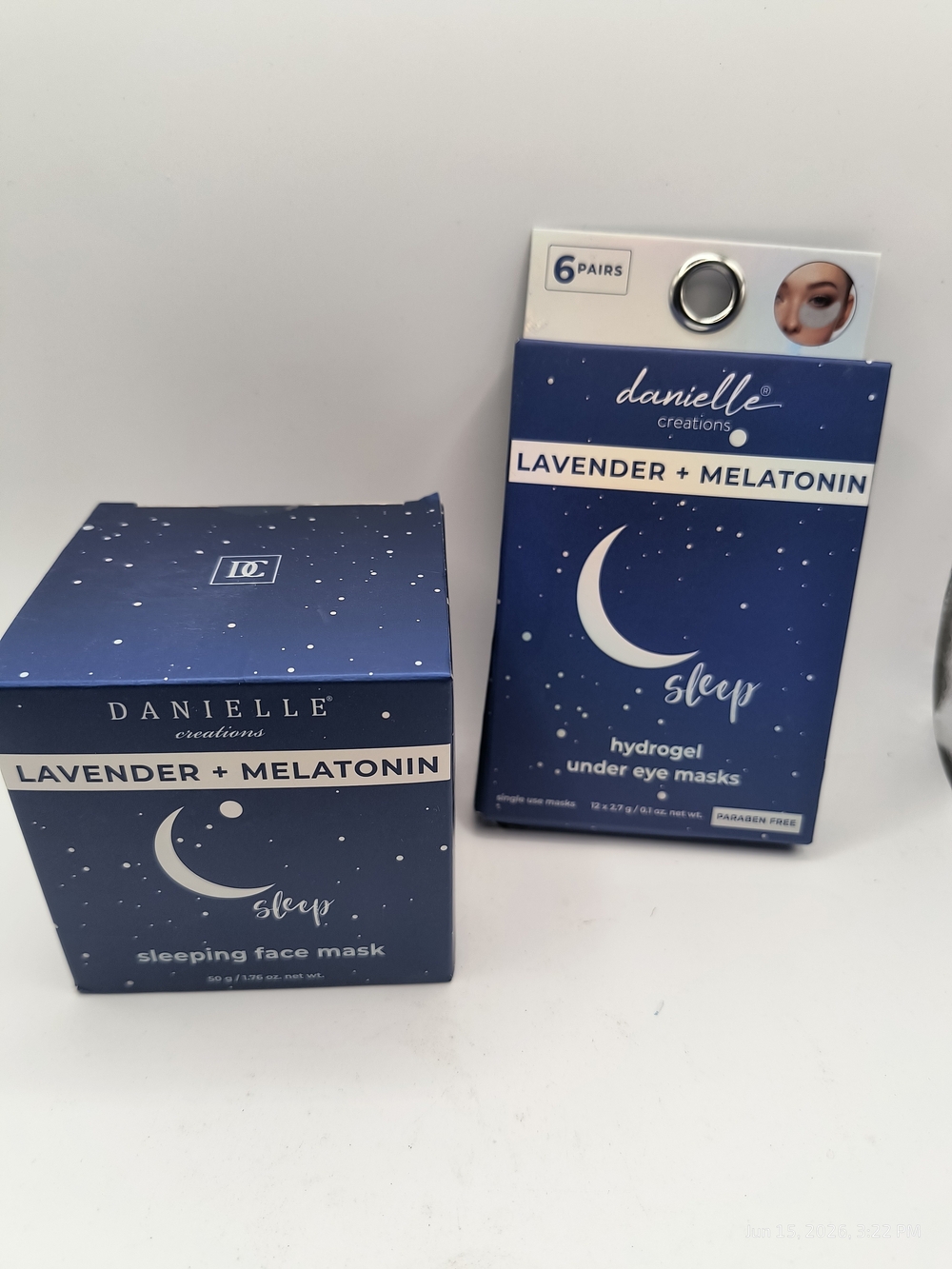 Danielle Creations Lavender + Melatonin Sleeping Fask Mask + Hydrogel Under Eye